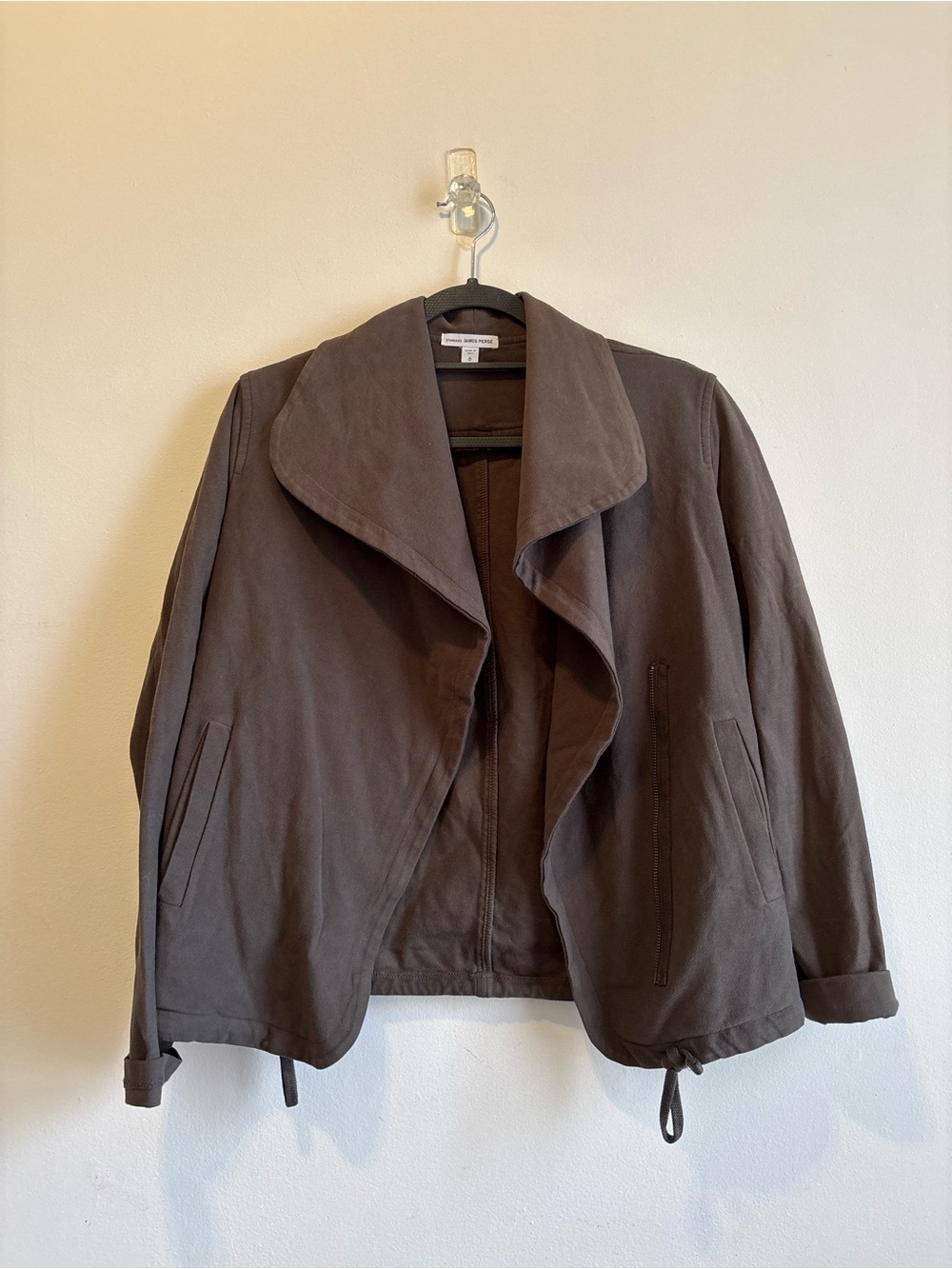 James Perse Relaxed Draped Jacket - Brown
